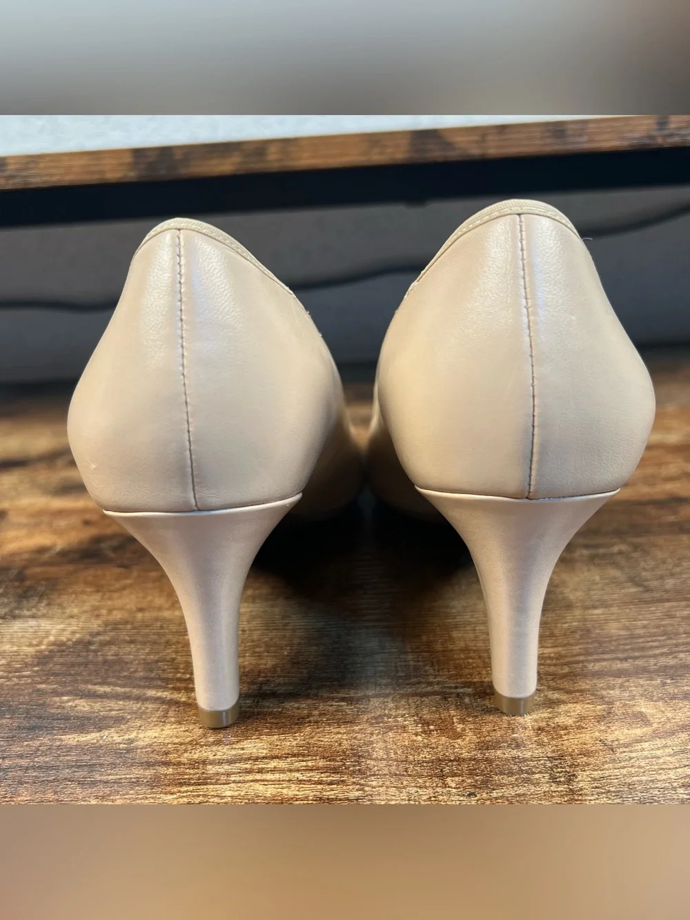 Naturalizer Oden Pumps Heeled Shoes Dressy Business Beige Point Toe Women's 7